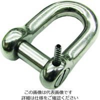 水本機械製作所 水本 ステンレス ピン止め沈みシャックル 呼び8mm B-2711 1個 204-7148（直送品）