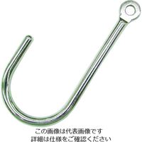 水本機械製作所 水本 ステンレス Sフック(フックタイプ) 線径6mm 長さ107mm A-2816 1個 200-8896（直送品）