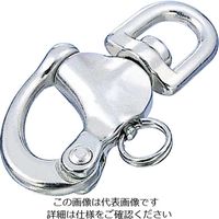 水本機械製作所 水本 ステンレス スナップシャックル 長さ125mm B-1052 1個 205-1933（直送品）