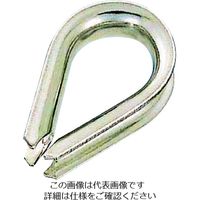 水本機械製作所 水本 ステンレス 板シンブル 使用ロープ径8~10mm B-1101 1個 204-8794（直送品）