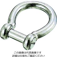 水本機械製作所 水本 ステンレス 沈みオタフクシャックル 呼び4mm B-622 1個 204-4038（直送品）