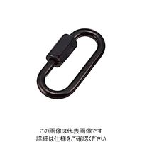 水本機械製作所 水本 アルミリングキャッチ（アルマイト付） ブラック 線径6mm 長さ49mm B-492 1個 204-8757（直送品）