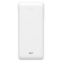 モバイルバッテリー 20000mAh USB-Aポート×2 SP20KMAPBK200CPWJE ホワイト 1個 シリコンパワー