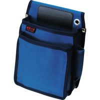 コヅチ 綾織 スタンダードタイプ 内線工事向電工用腰袋 ブルー KCN-02BBU 1個（直送品）