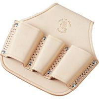 コヅチ 牛ヌメ皮ペンチ差し8インチ用3丁入 二重縫 SP-13 1個（直送品）