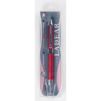 サクラクレパス 3色水性ボールペン　0.4mm（フック）レディア　レッド　GB3L1504-P#19 5個（直送品）