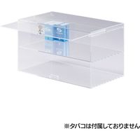 KMA アクリルたばこケースII型透明 1台入 021-SN33_336 1台（直送品 ...