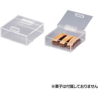 KMA 試食BOX Bアクリル 透明2台入 021-SN43_414-2 1セット（2台入）（直送品）