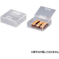 KMA 試食BOX Bアクリル 透明4台入 021-SN43_414-4 1セット（4台入）（直送品）