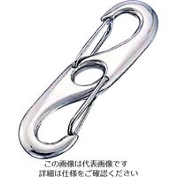 水本機械製作所 水本 ステンレス マガタマSフック 長さ108mm B-144 1個 204-7172（直送品）