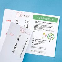 コクヨ（KOKUYO） 往復はがき用紙（カラー共用紙） A4/2面 50枚 郵便