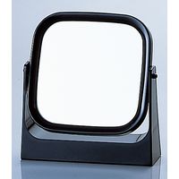 【卓上鏡】 ヤマムラ レディ角型スタンドミラー ブラック M-119BK×12 1セット(12個入り)（直送品）