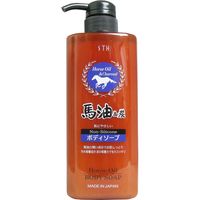 エスティヒッツ 馬油＆炭ボディソープ 600mL　600mL×3セット（直送品）