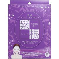 進製作所 紫根フェイシャルマスク 10枚入 10枚入×6セット（直送品）