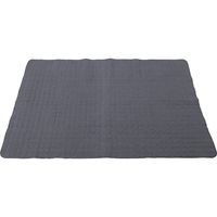 不二貿易 キルトラグ グレー 1300×1850mm グレー 37534（直送品）