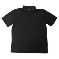 カヴァーワーク COVER WORK 吸汗速乾半袖ポロシャツ M ブラック TMFー265 TMF-265 1着（直送品）