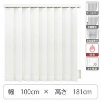 TOSO 【1cm単位】 プロ仕様 縦型ブラインド 幅1000×高さ1810mm ホワイト tf6441-100x181rr 1台（直送品）