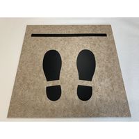 フェアトーン SDタイル ソーシャルディスタンス用 OTタイル 500×500mm SD-021 1セット(2枚入)（直送品）