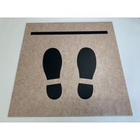 フェアトーン SDタイル ソーシャルディスタンス用 OTタイル 500×500mm SD-024 1セット(10枚入)（直送品）