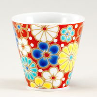 青郊 【九谷焼】縁起ちょこ 梅菊模様 KSO-13-2p 2個（直送品）