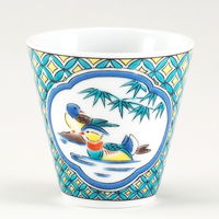 青郊 【九谷焼】縁起ちょこ 鴛鴦(おしどり) KSO-15-16p 16個（直送品）