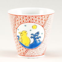 青郊 【九谷焼】縁起ちょこ うさぎ KSO-16-4p 4個（直送品）