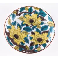 青郊 【九谷焼】豆皿名品コレクション 古九谷色絵牡丹文 MC-17-2p 2個（直送品）