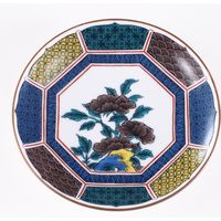 青郊 【九谷焼】豆皿名品コレクション 古九谷色絵牡丹文 MC-27-2p 2個（直送品）