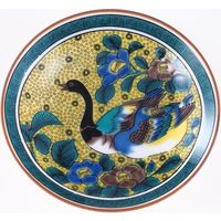 青郊 【九谷焼】豆皿名品コレクション 吉田屋双鴨図 MC-30-16p 16個（直送品）