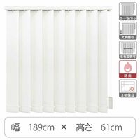 TOSO 【1cm単位】 プロ仕様 縦型ブラインド 幅1890×高さ610mm ホワイト tf6441-189x61rr 1台（直送品）