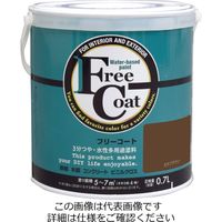 アトムサポート 水性フリーコート 0.7L モカブラウン 4971544232140 1セット(6缶)（直送品）