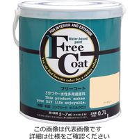 アトムサポート 水性フリーコート 0.7L アイボリー 4971544232089 1セット(6缶)（直送品）