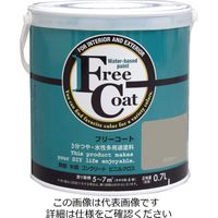 アトムサポート 水性フリーコート 0.7L モスグレー 4971544232553 1セット(6缶)（直送品）