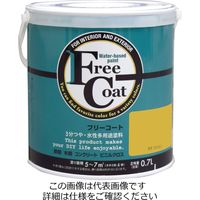 アトムサポート 水性フリーコート 0.7L 芥子(カラシ) 4971544232386 1セット(6缶)（直送品）