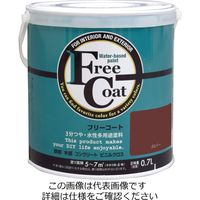 アトムサポート 水性フリーコート 0.7L ボルドー 4971544232416 1セット(6缶)（直送品）