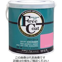 アトムサポート 水性フリーコート 0.7L ポンパドールピンク 4971544232201 1セット(6缶)（直送品）