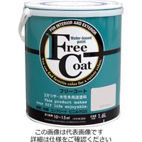 アトムサポート 水性フリーコート 1.6L ホワイトグレー 4971544233031 1セット(4缶)（直送品）