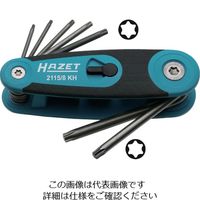 HAZET（ハゼット） HAZET ヘックスローブレンチセット（8本タイプ・ナイフ式） 2115/8KH 1個 813-2761（直送品）