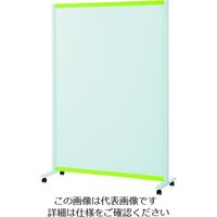 TRUSCO パーテーションホワイトボード片面掲示板タイプ キャスター付 