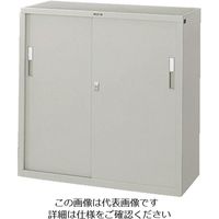 ナイキ 引違い書庫(スチール戸) HS43-AW 1台 836-9169（直送品）