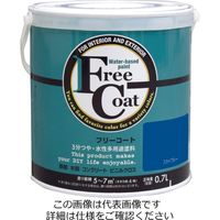 アトムサポート 水性フリーコート 0.7L スカイブルー 4971544232263 1セット(6缶)（直送品）