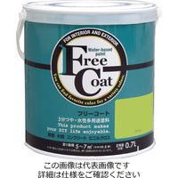 アトムサポート 水性フリーコート 0.7L ライム 4971544232317 1セット(6缶)（直送品）