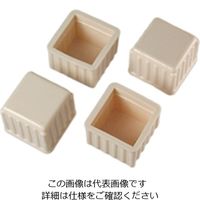 ハイロジック 脚キャップ24ミリ白角 00057065-001 1セット（40個）（直送品）