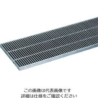 奥岡製作所 奥岡 スチール製 側溝用 グレーチング 本体幅350×高さ19 細目 ノンスリップ OKGX-P3 35-19 1枚（直送品）