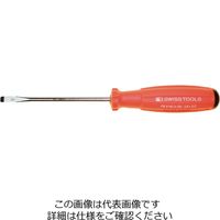 ピービ―スイスツールズ スイスグリップ マイナスドライバー 刃先厚0.8X刃先幅5.5mm 全長200mm 8140.3ー100 8140.3-100（直送品）