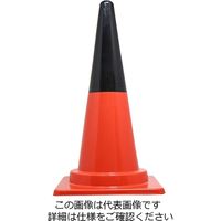 トーアン ツートンコーンB1 黒/赤 33-911 1セット（5本）（直送品）