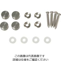 ハイロジック 飾りビスキャップタイプ 00024526-001 1セット(20個)（直送品）