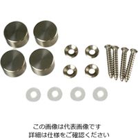 ハイロジック 飾りビスキャップタイプ 00024527-001 1セット（20個）（直送品）