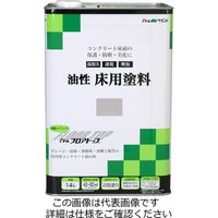 アトムサポート 油性床用塗料 14L ナチュラルグレー 4971544023359 1缶（直送品）