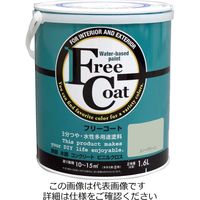 アトムサポート 水性フリーコート 1.6L スノーグリーン 4971544233291 1セット(4缶)（直送品）